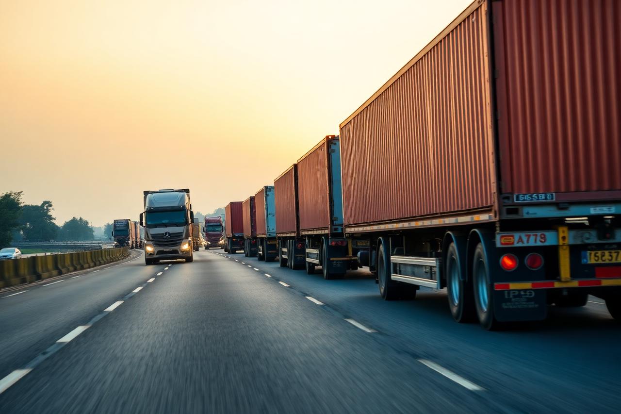 Road Transport services by Top Base Logistics Limited